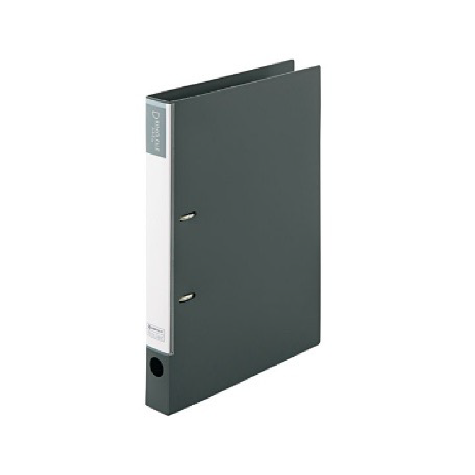 再生D型リングファイルA4S 灰 D013J-GY