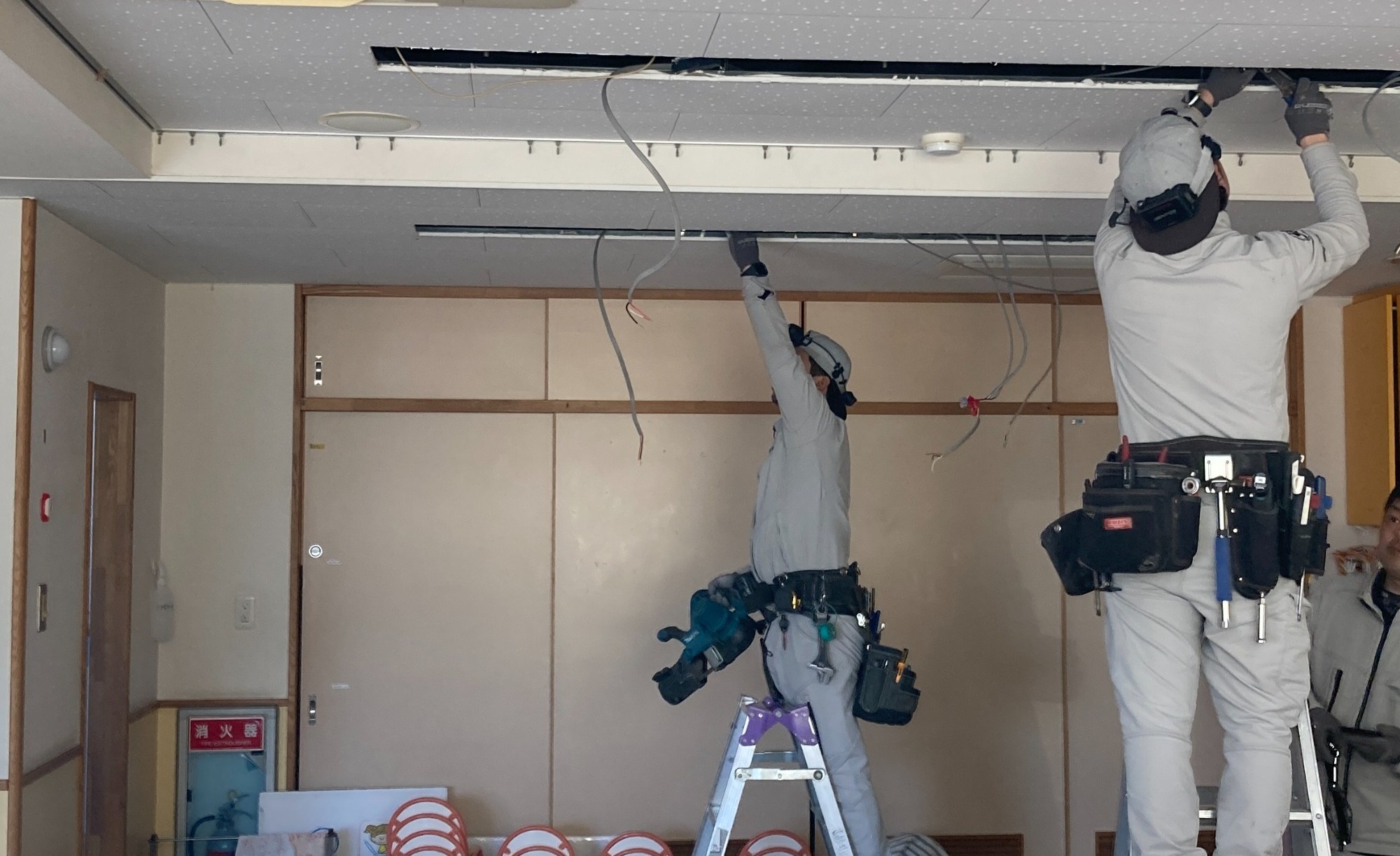 園内LED更新工事
