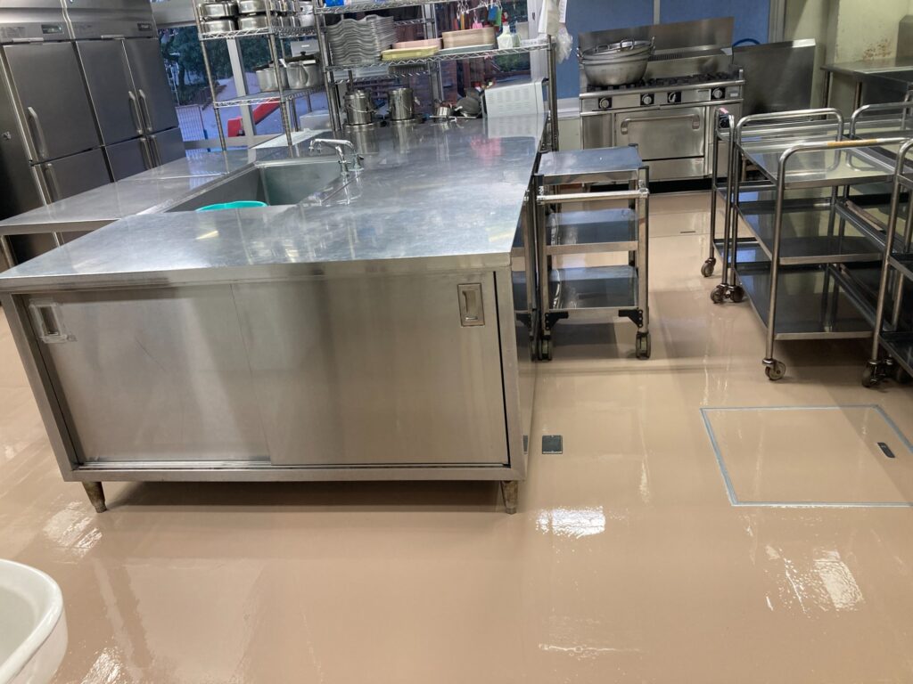 厨房床リフォーム工事